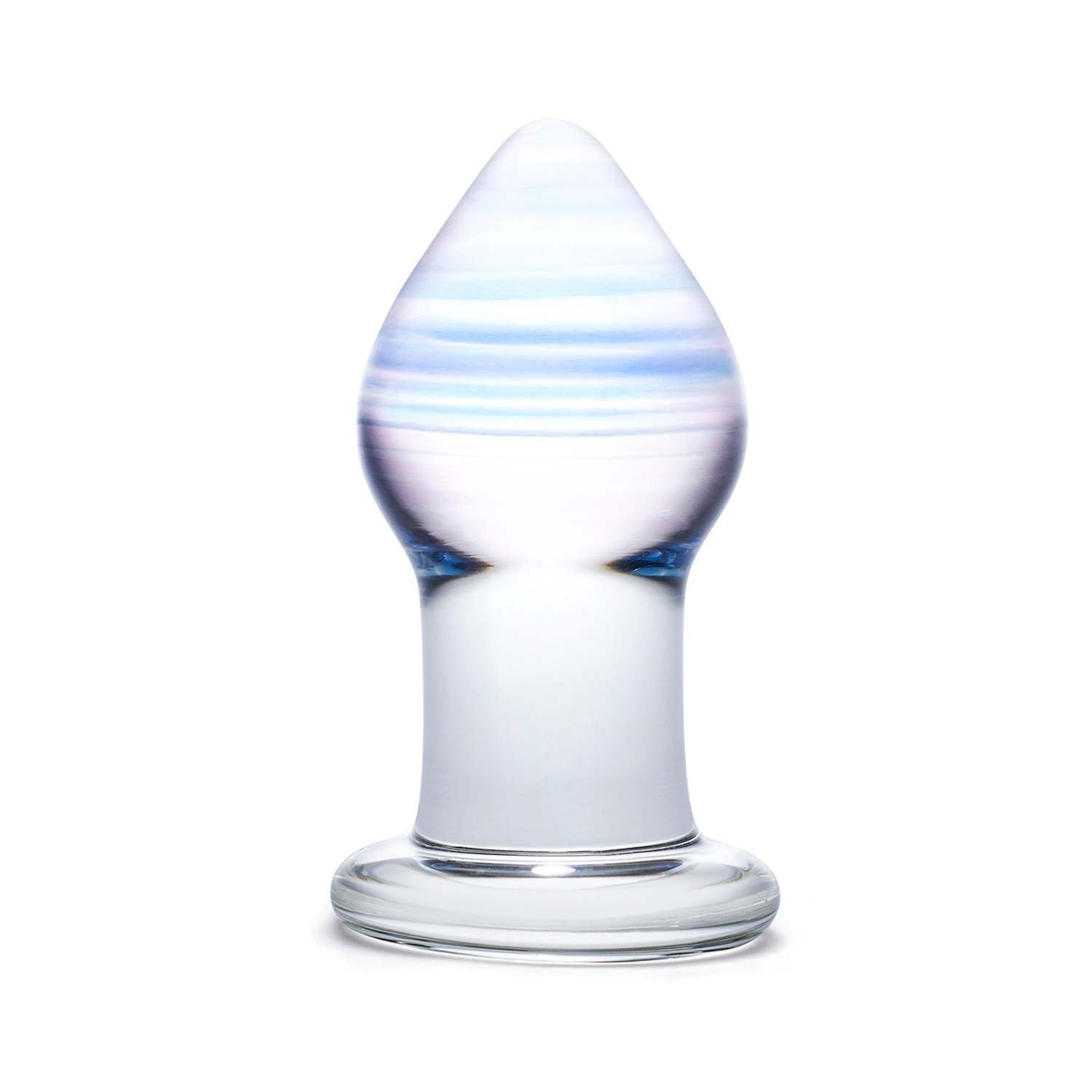 Glas - Amethyst Rain Glass Butt Plug