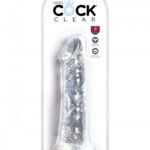 King Cock 8 Inch Cock Transparant