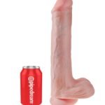 King Cock 13" Cock with Balls Flesh