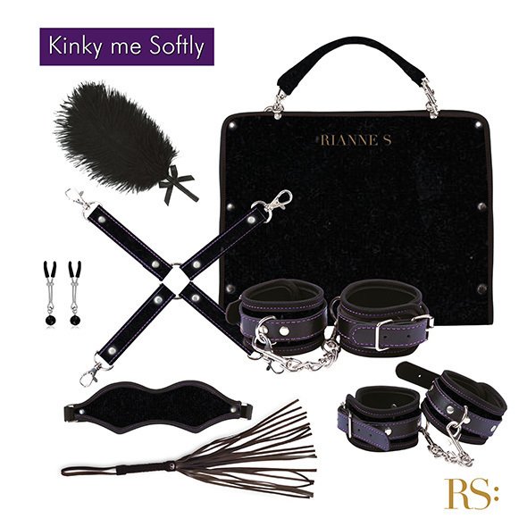 BDSM rinkinys Rianne S Kinky Me Softly Juodas