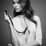 Bijoux Indiscrets - MAZE Wide Choker & Leash Black