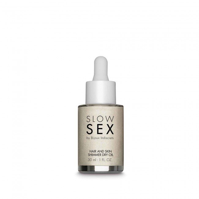 Žėrintis aliejus Slow Sex Hair And Skin Shimmer Dry Oil