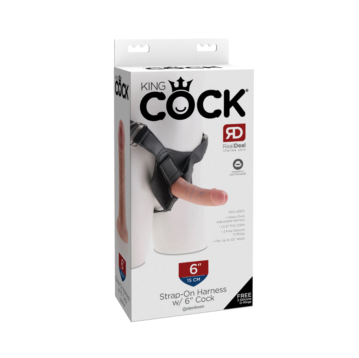King Cock Horness 6" Strap-on (15 cm)