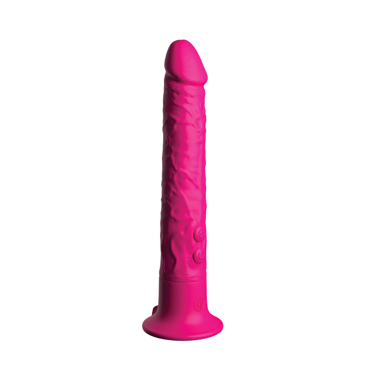 Vibruojantis dildo Pipedreams Classix Wall Banger 2.0 rožinis