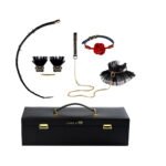 Zestaw skórzanych akcesoriów do BDSM w walizeczce Zalo & Upko Luxurious & Romantic Bondage Play Kit