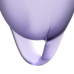 satisfyer-feel-confident-menstrual-cup-purple-closer-view