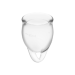 Feel Confident Menstrual Cup Set Transparent